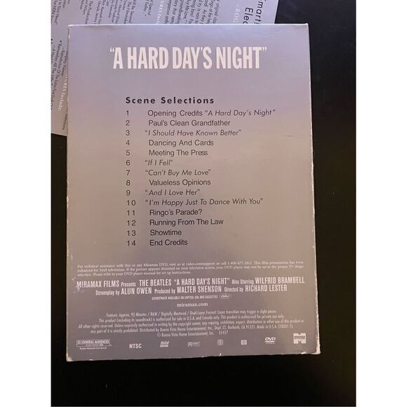 The Beatles “Hard Day’s Night” DVD Set - Picture 5 of 6